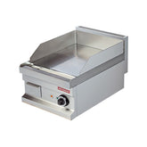 Fry-top electric 400mm, platou inox-neted, de banc, Linia 600, Arisco